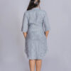 Striped Shirt Dress Blue