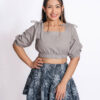 Soft Linen Crop Top